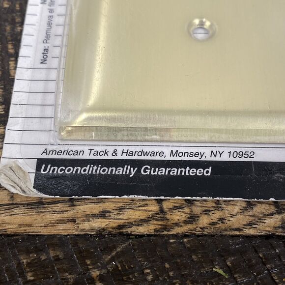 New AmerTac STYLE Polished Brass Light Switch Duplex Outlet Cover Plate Sealed‎ - Picture 4 of 11